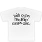 WITH EVERY HARD SHIP COMES EASE - Oversized T-Shirt